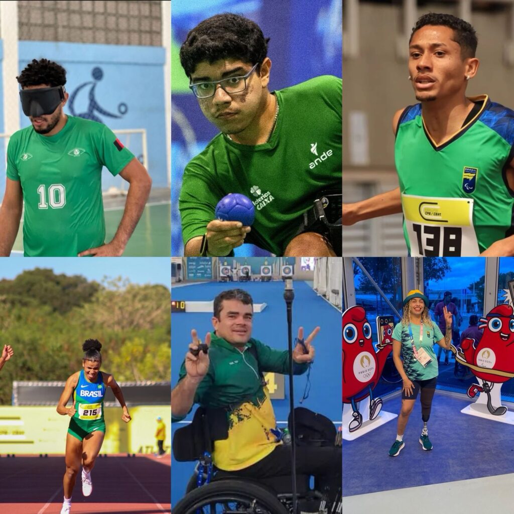 CONHEÇA OS SEIS ATLETAS MARANHENSES QUE REPRESENTARÃO O BRASIL NOS JOGOS PARALÍMPICOS PARIS 2024