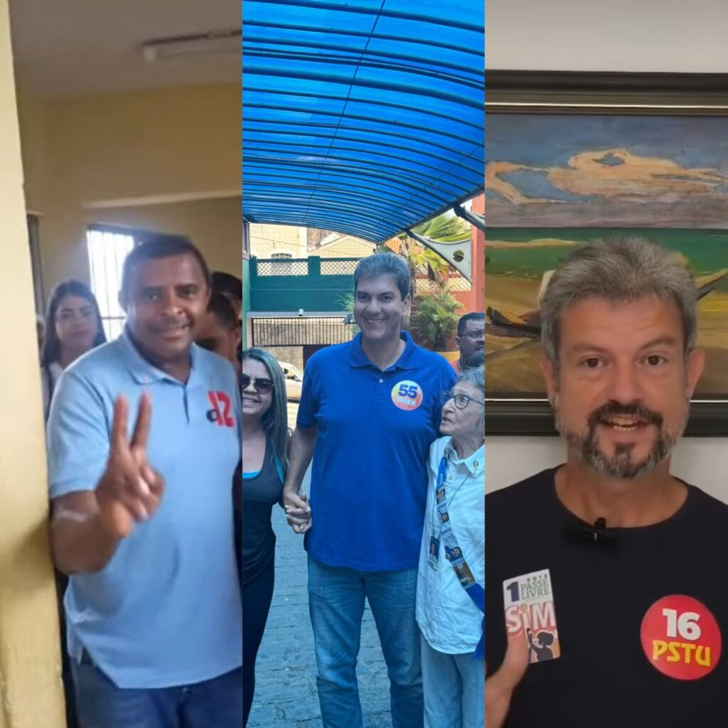 FÁBIO CAMARA, BRAIDE E SAULO ARCANGELI VOTARAM NO MEIO DA MANHÃ NESTAS ELEIÇÕES MUNICIPAIS DE SÃO LUÍS