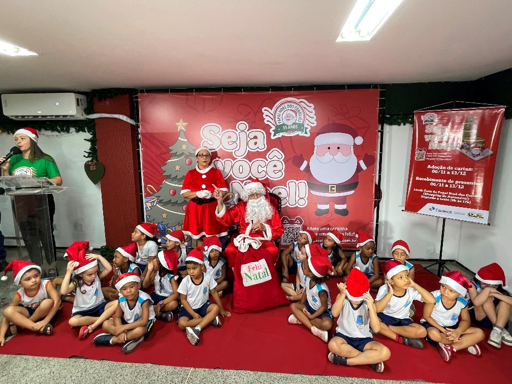 CORREIOS LANÇAM A CAMPANHA PAPAI NOEL DOS CORREIOS NO MARANHÃO, COMEMORANDO 35 ANOS DE SOLIDARIEDADE