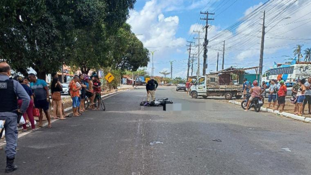 IDOSO MORRE ATROPELADO POR MOTOCICLETA NO ACESSO DA BR-135, EM SÃO LUÍS